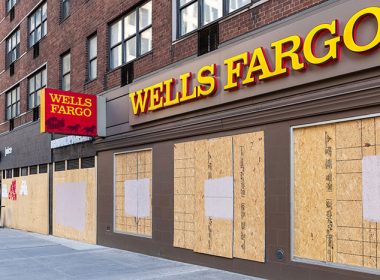 Stores and Banks Boarding Up Storefronts as Precaution against Post-Election Violence