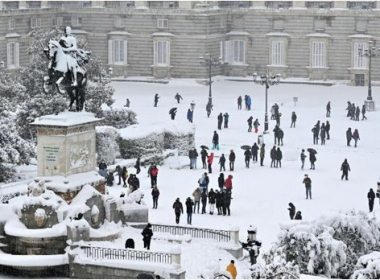 Devastating Snowstorm Tears through Central Spain; Leaves Four Dead