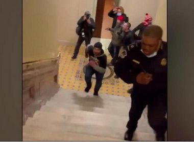 Doug Jensen, Man Seen Chasing Capitol Officer, Arrested and Charged